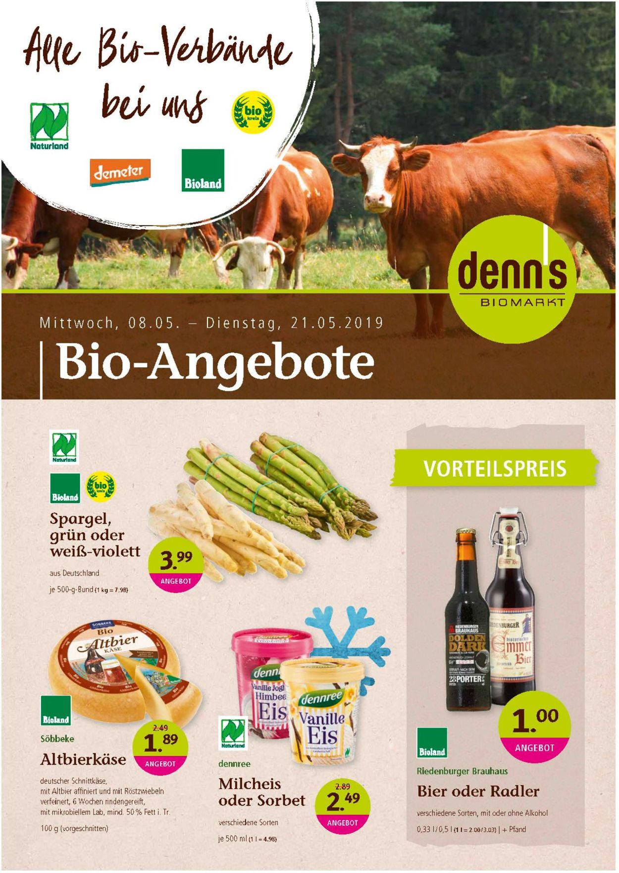Prospekt Denn's Biomarkt vom 08.05.2019