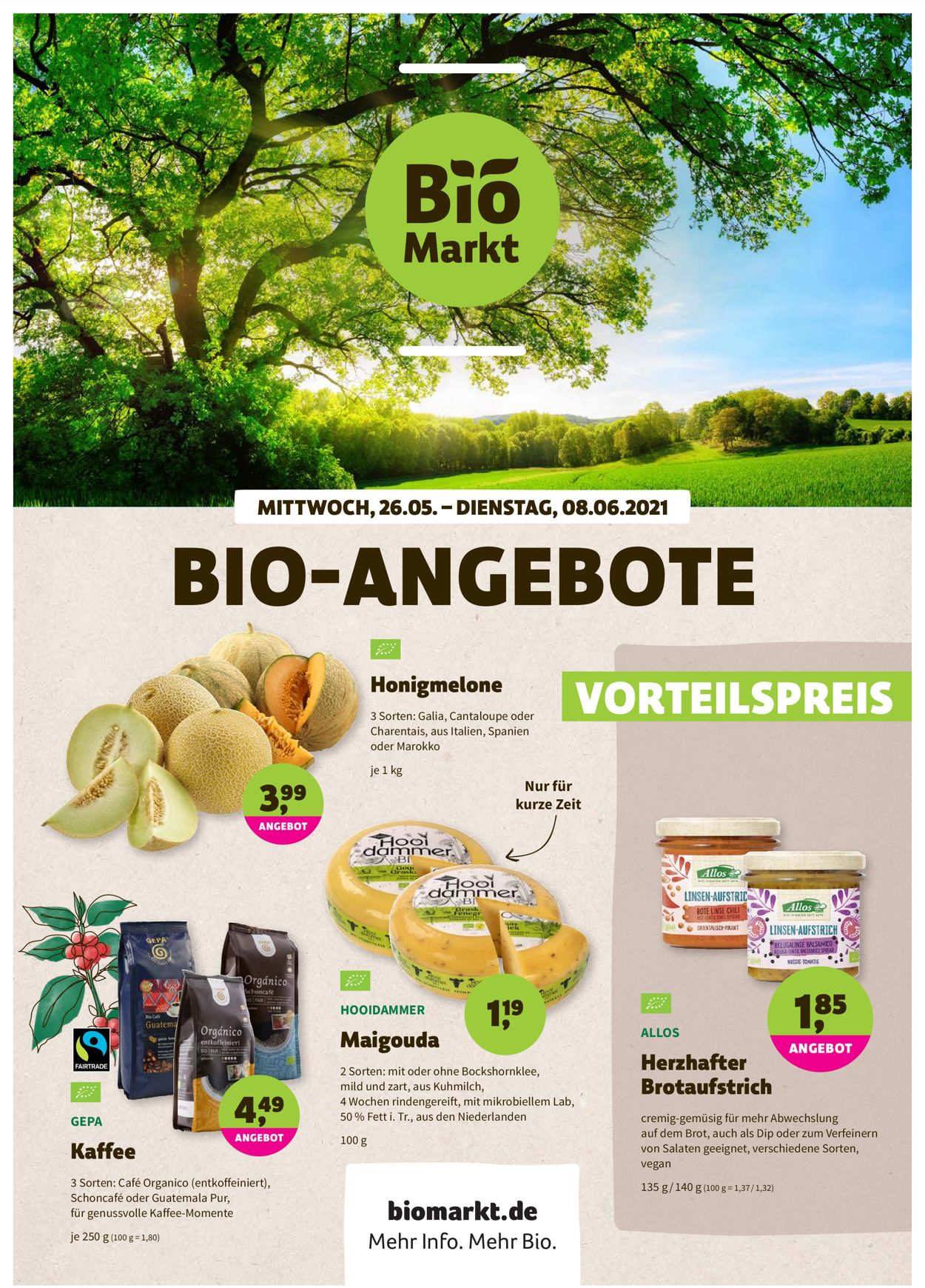 Prospekt Denn's Biomarkt vom 26.05.2021