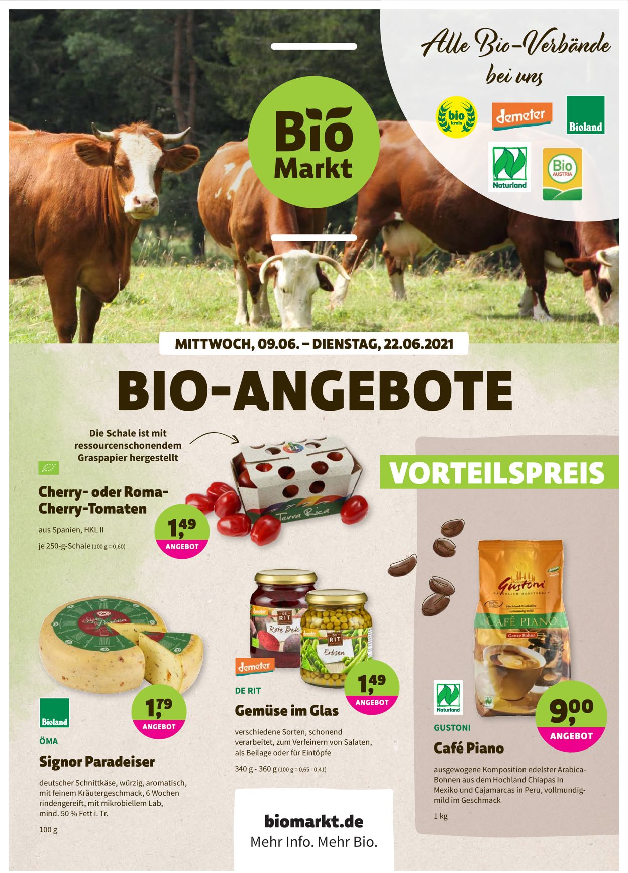 Prospekt Denn's Biomarkt vom 09.06.2021