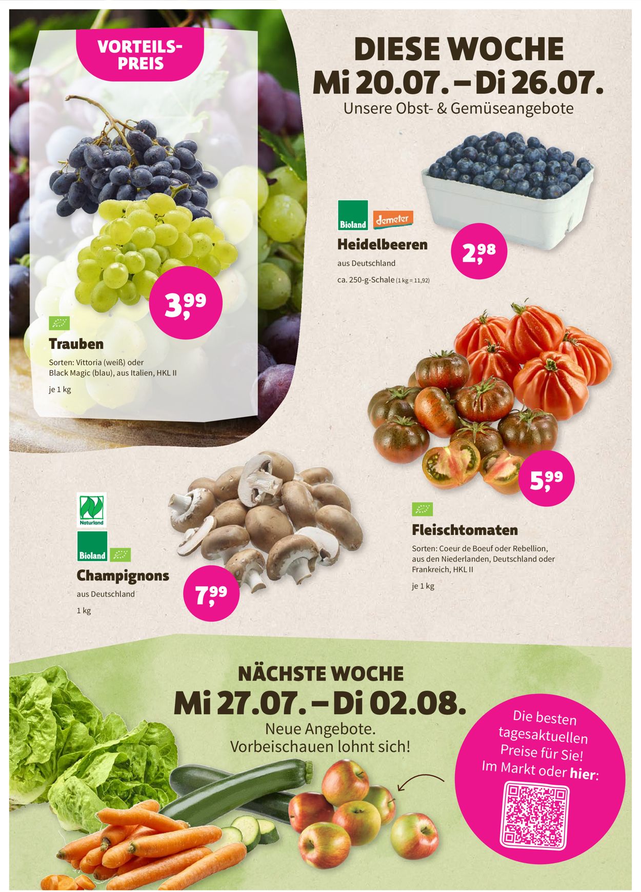 Prospekt Denn's Biomarkt vom 20.07.2022