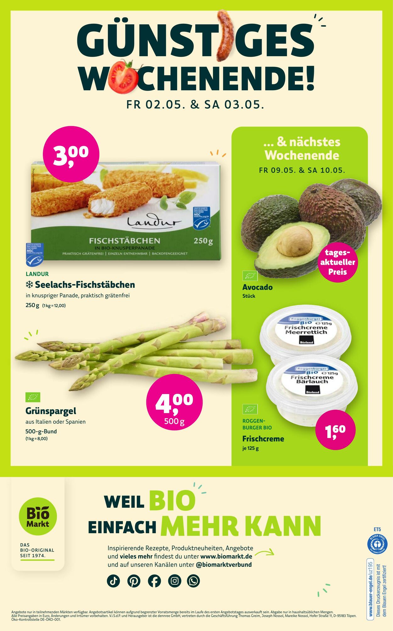 Prospekt Denn's Biomarkt vom 05.05.2025
