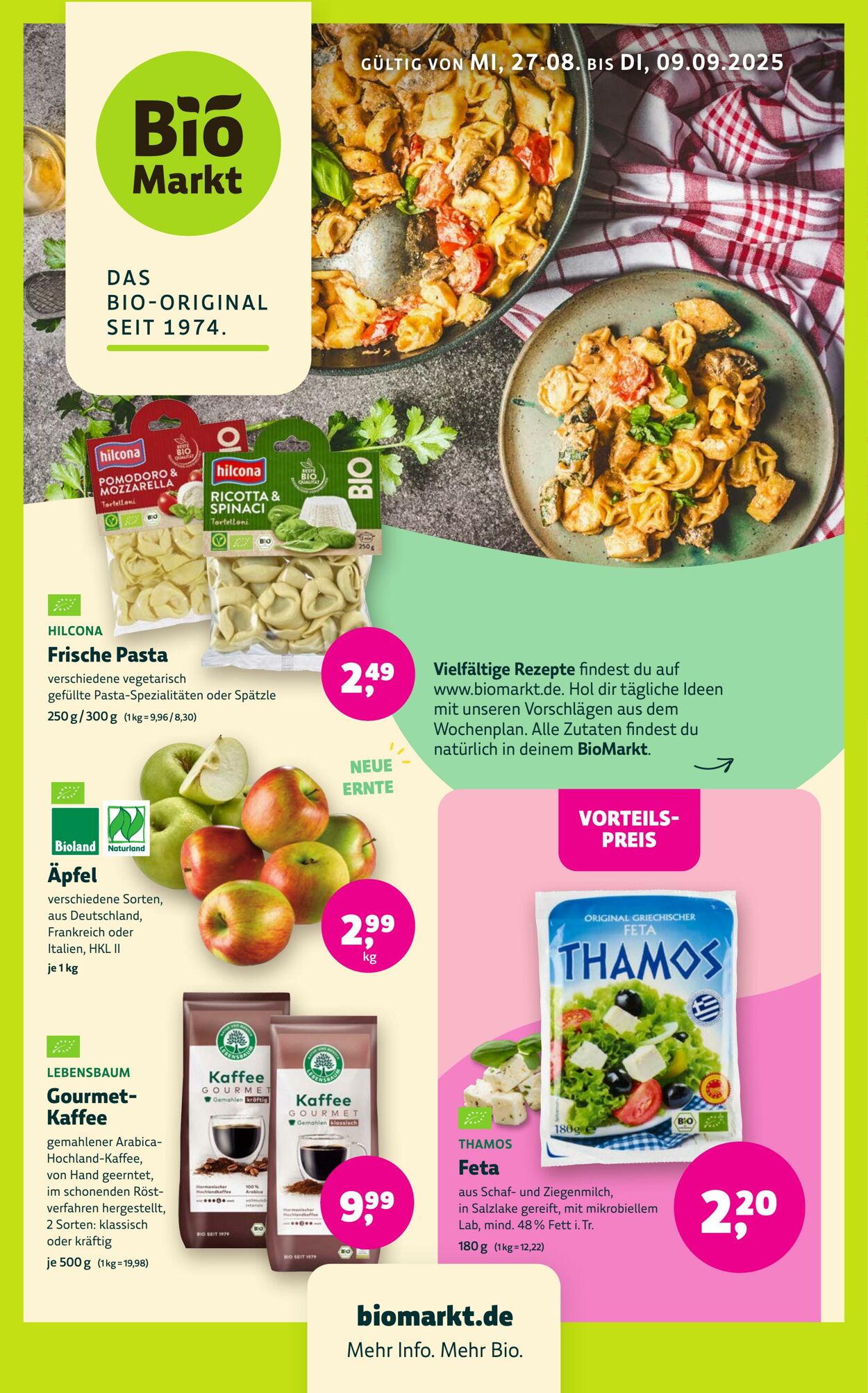 Prospekt Denn's Biomarkt vom 22.09.2025