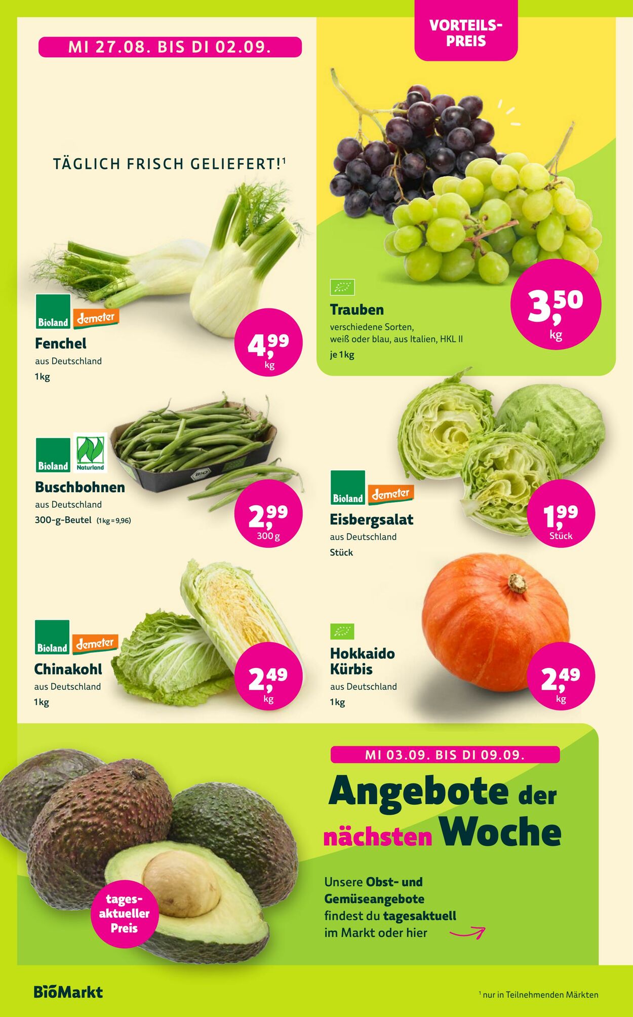 Prospekt Denn's Biomarkt vom 22.09.2025