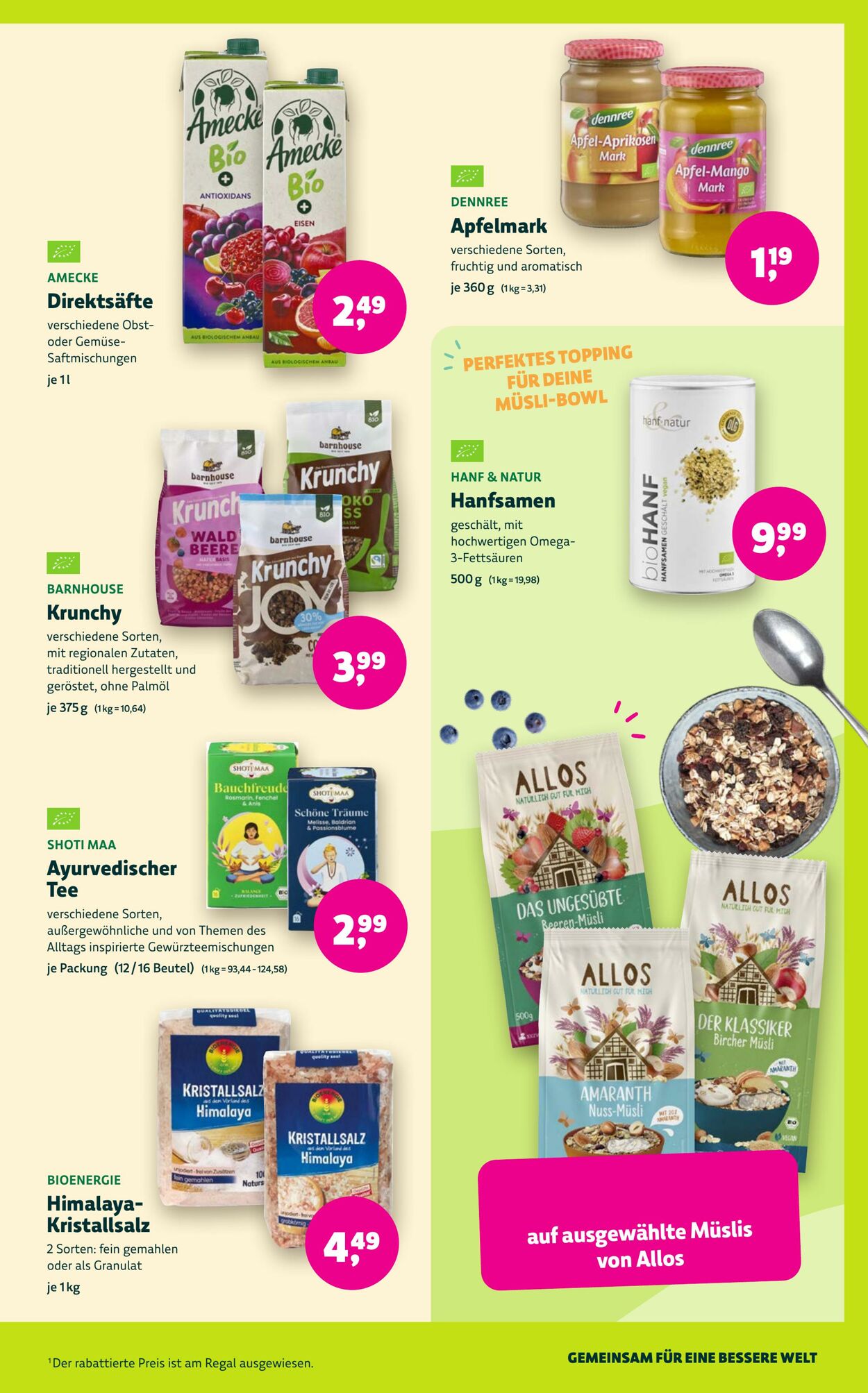 Prospekt Denn's Biomarkt vom 22.09.2025