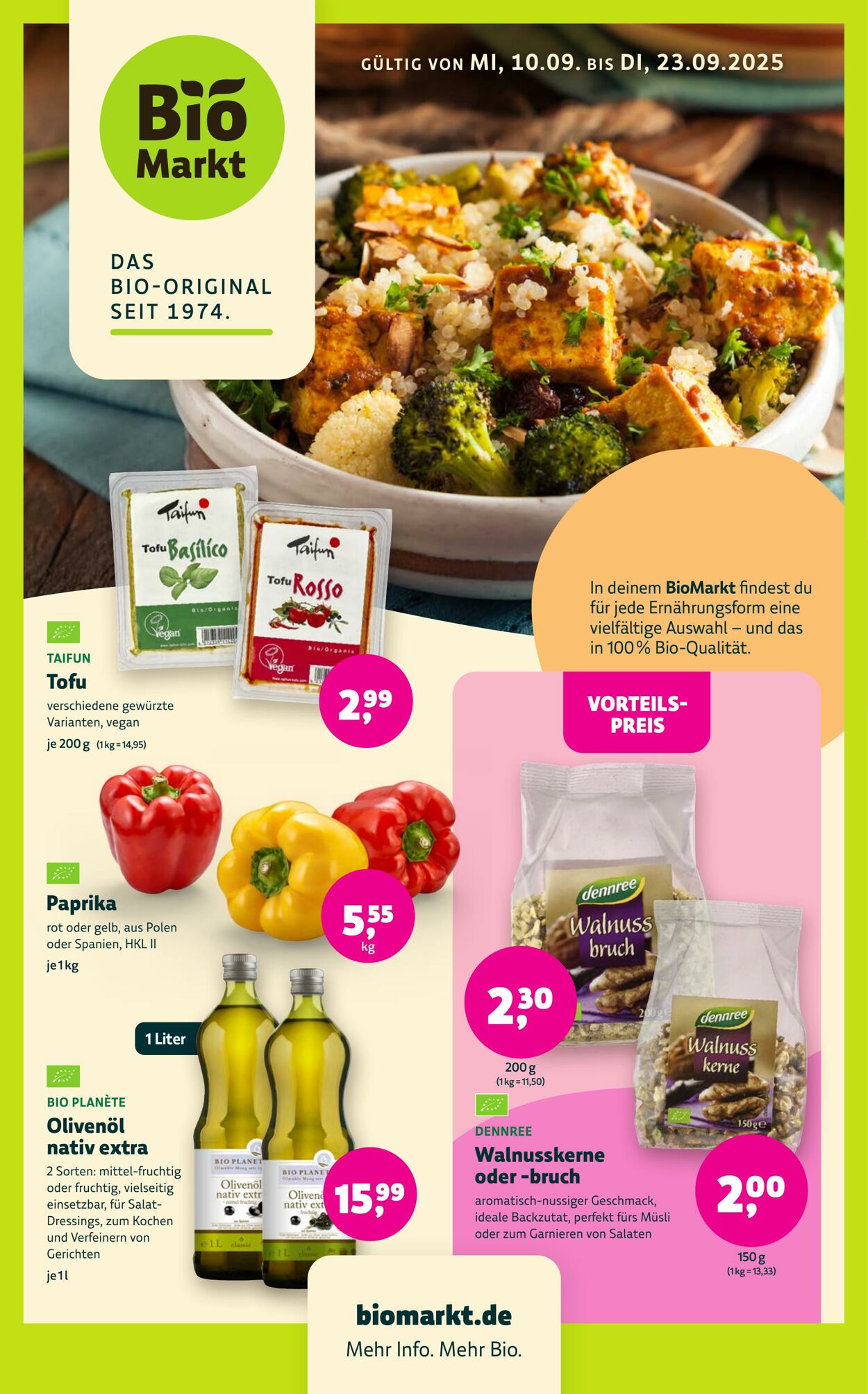 Prospekt Denn's Biomarkt vom 06.10.2025