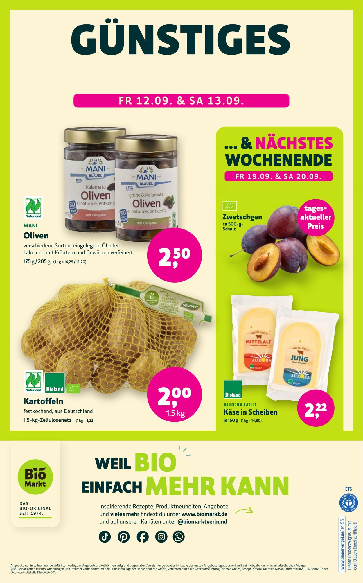 Prospekt Denn's Biomarkt vom 06.10.2025
