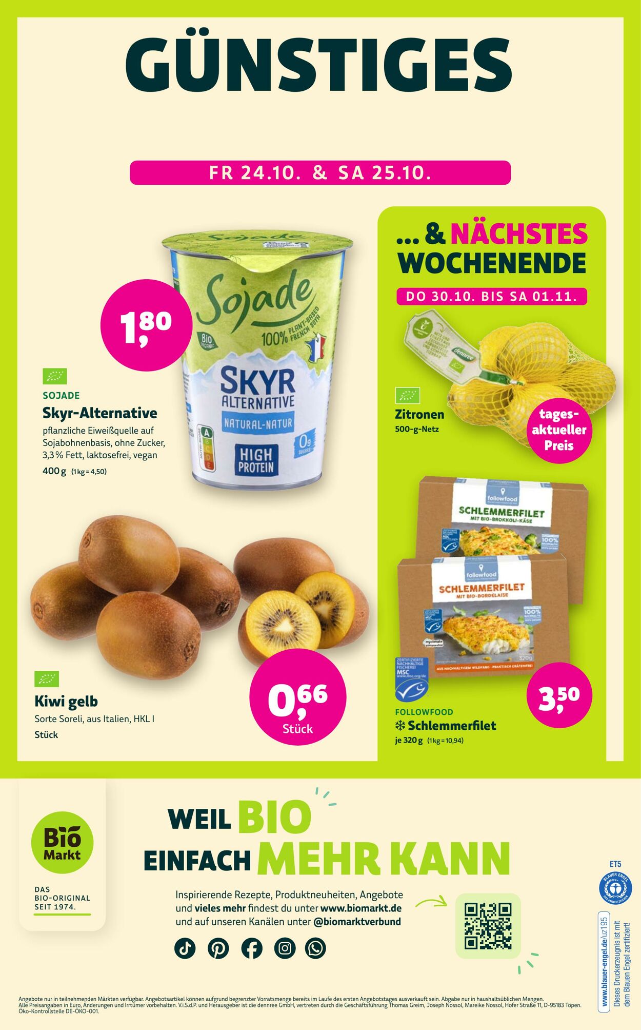 Prospekt Denn's Biomarkt vom 17.11.2025