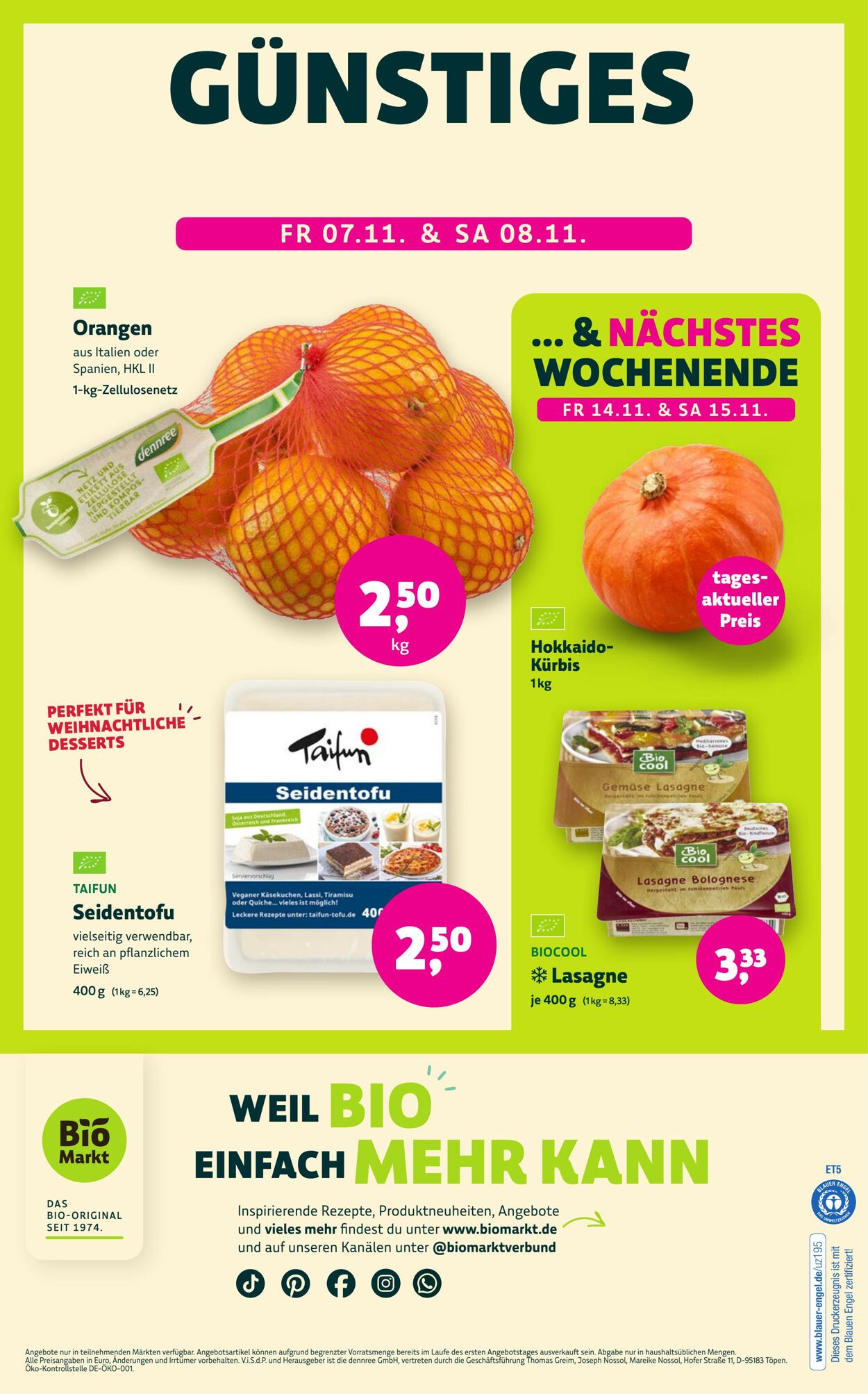 Prospekt Denn's Biomarkt vom 01.12.2025