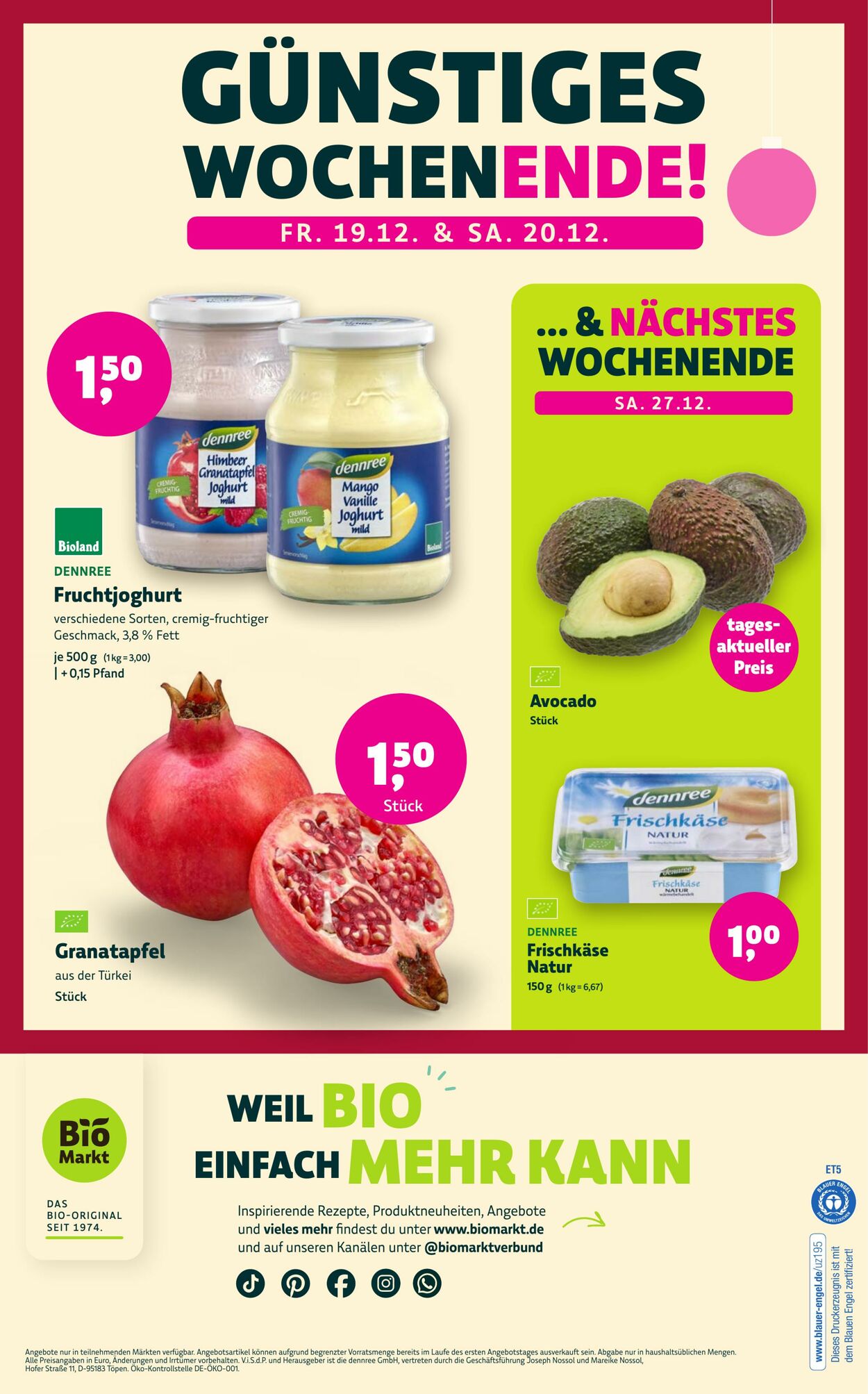 Prospekt Denn's Biomarkt vom 12.01.2026