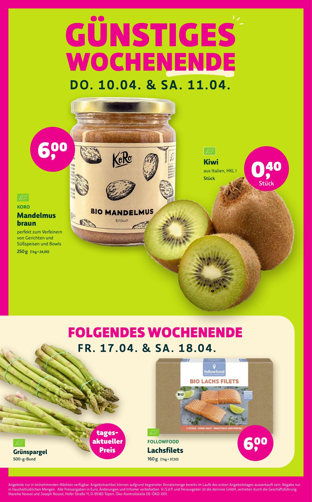 Prospekt Denn's Biomarkt vom 17.04.2026