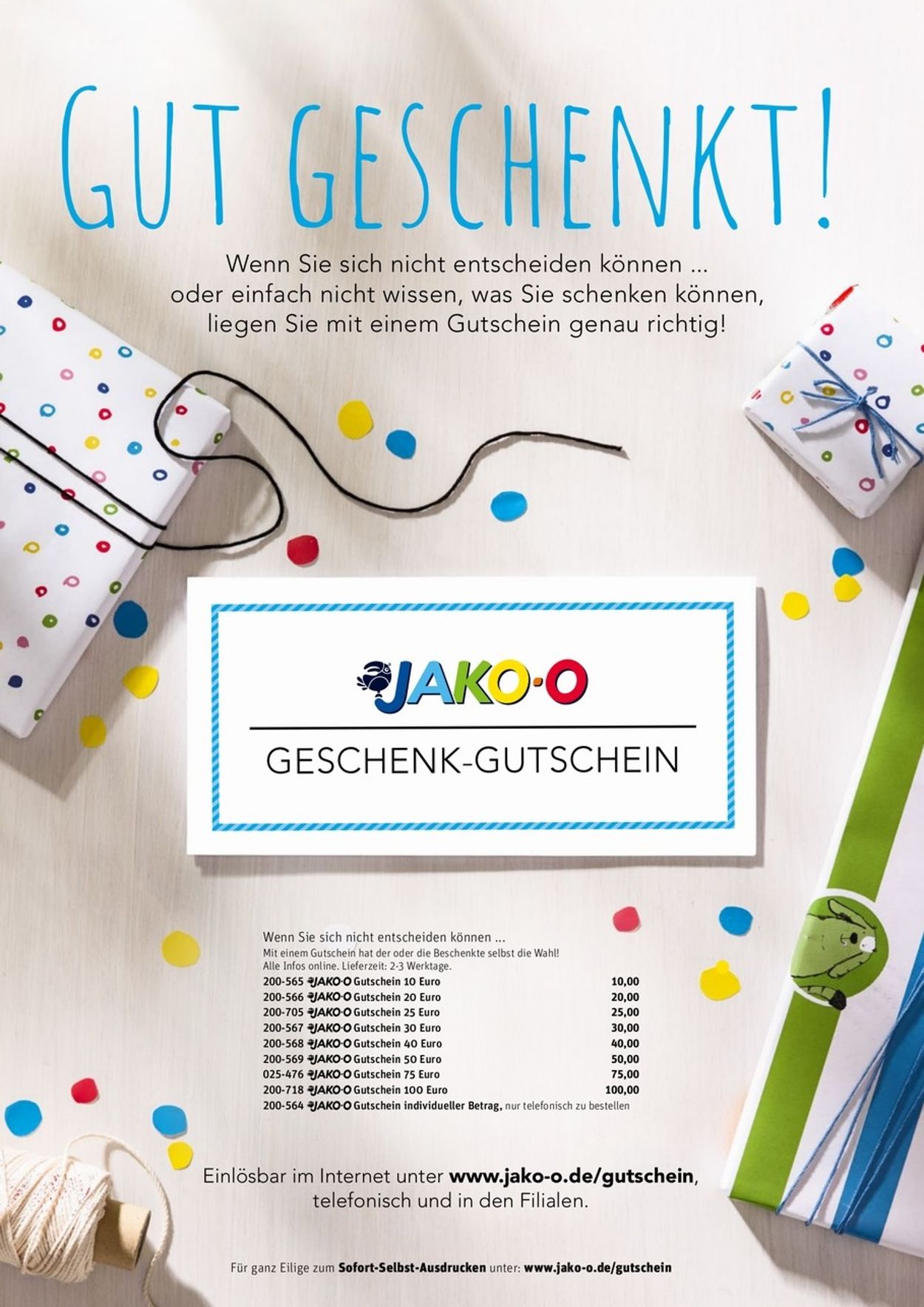 Prospekt JAKO-O vom 01.04.2019