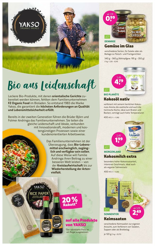 Prospekt Denn's Biomarkt vom 30.08.2023