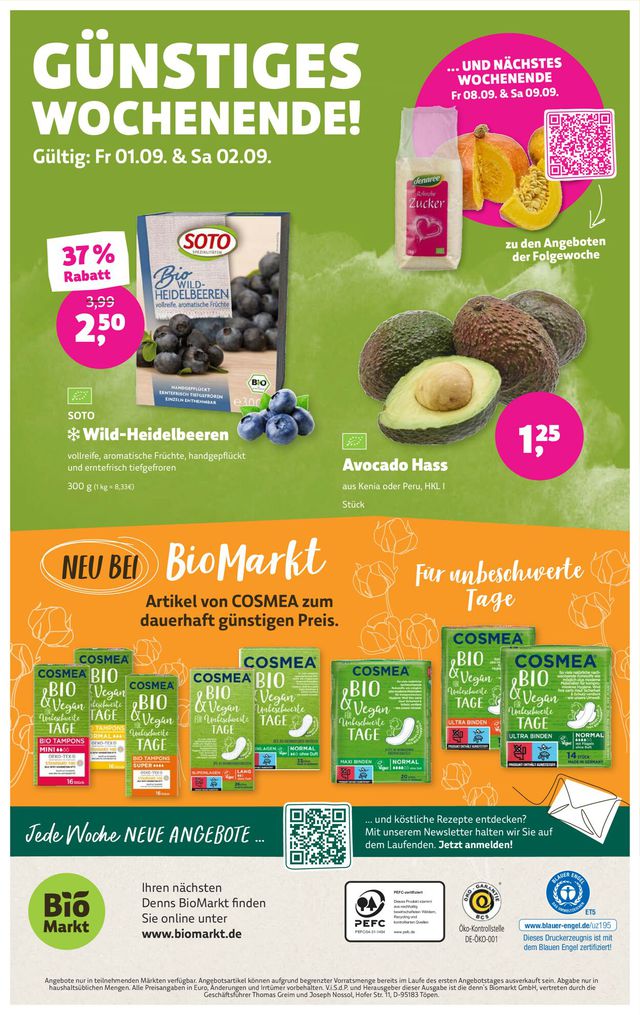 Prospekt Denn's Biomarkt vom 30.08.2023