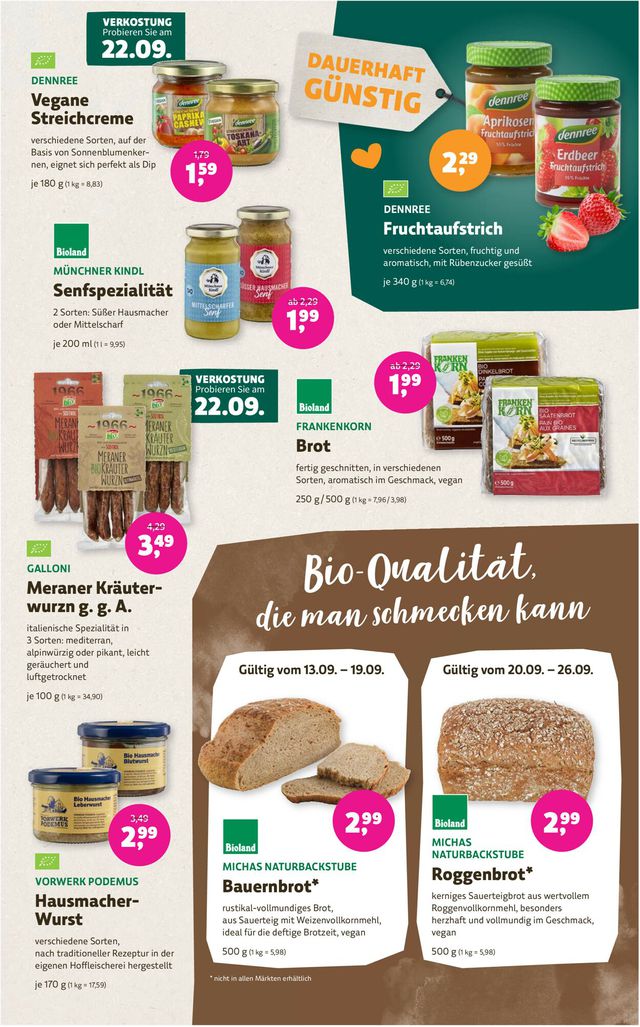 Prospekt Denn's Biomarkt vom 12.09.2023