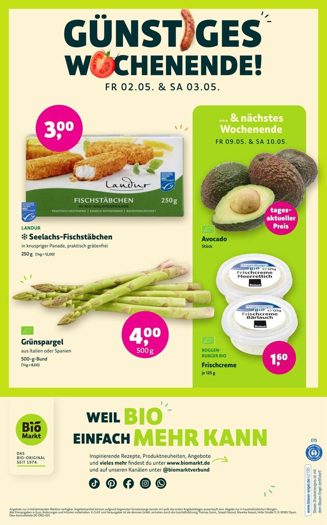 Prospekt Denn's Biomarkt vom 05.05.2025