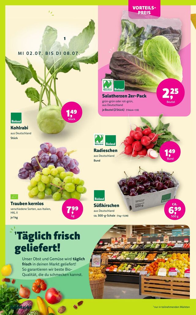 Prospekt Denn's Biomarkt vom 28.07.2025