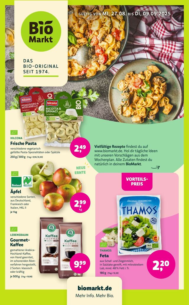 Prospekt Denn's Biomarkt vom 22.09.2025