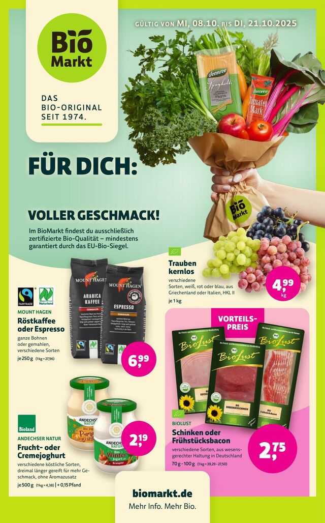 Prospekt Denn's Biomarkt vom 03.11.2025