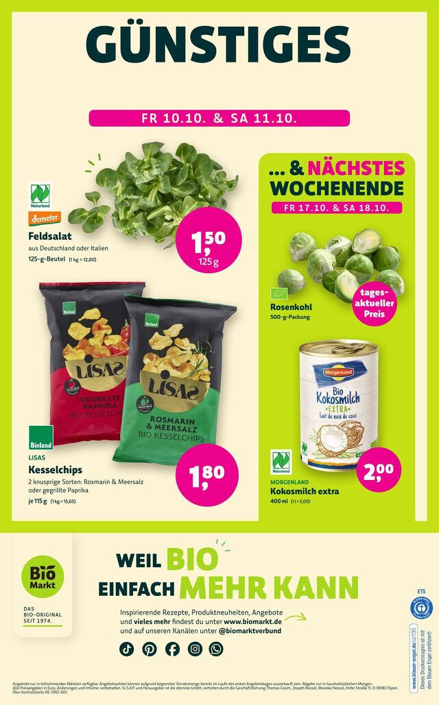 Prospekt Denn's Biomarkt vom 03.11.2025