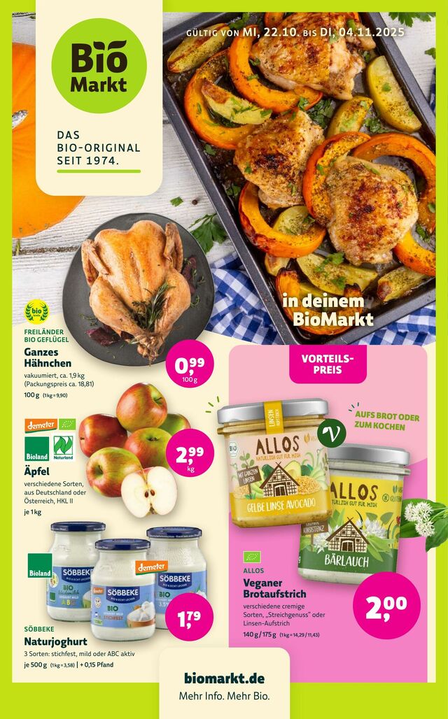 Prospekt Denn's Biomarkt vom 17.11.2025