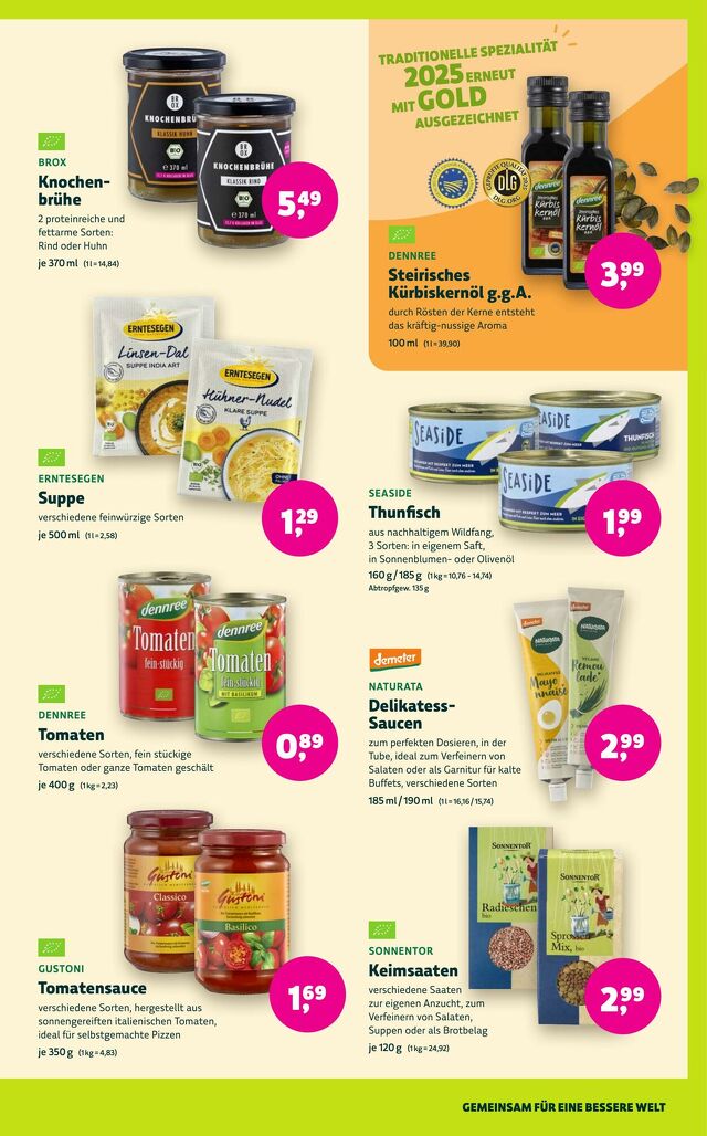 Prospekt Denn's Biomarkt vom 17.11.2025