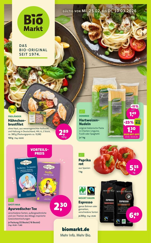 Prospekt Denn's Biomarkt vom 06.03.2026