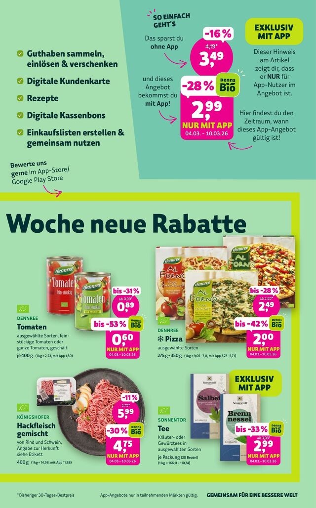 Prospekt Denn's Biomarkt vom 06.03.2026