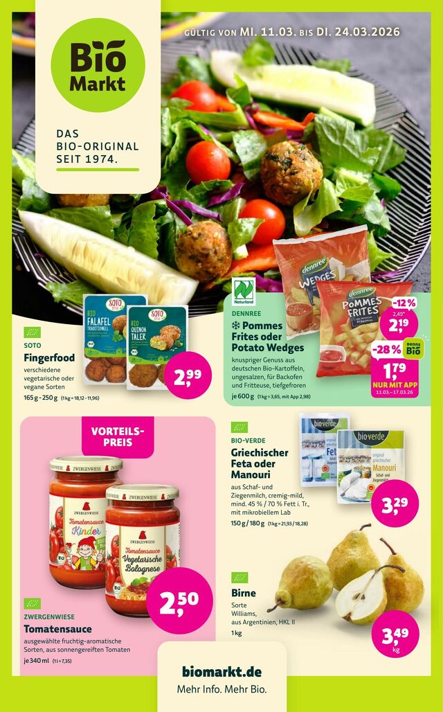 Prospekt Denn's Biomarkt vom 20.03.2026