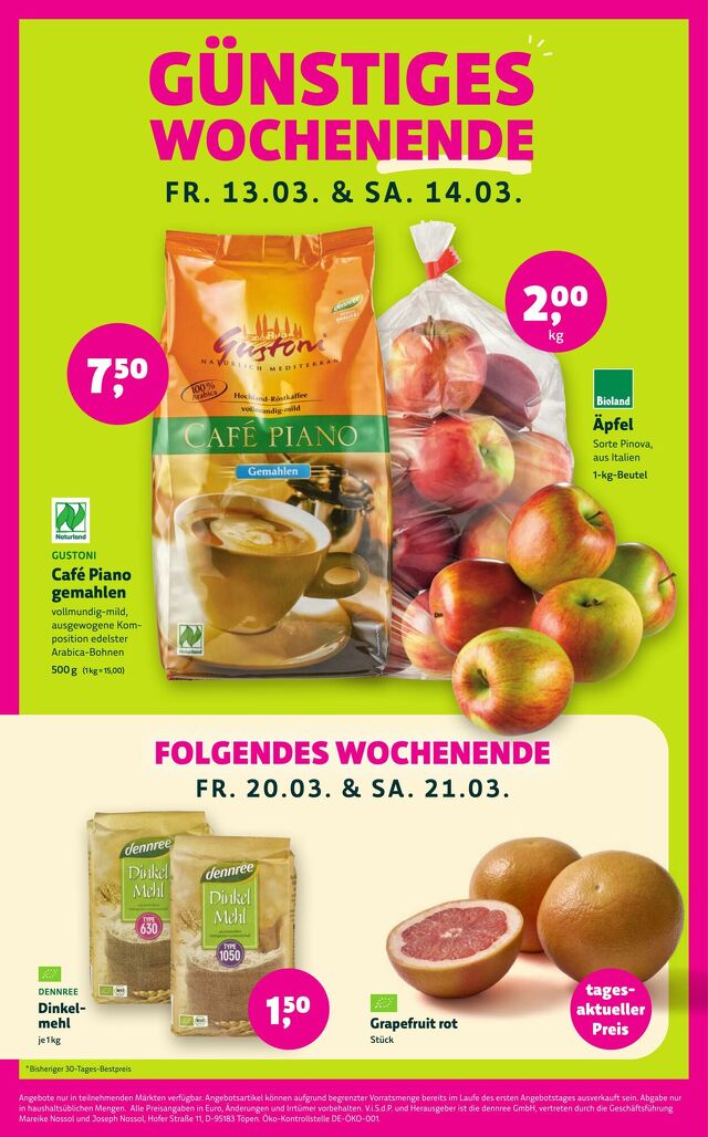 Prospekt Denn's Biomarkt vom 20.03.2026