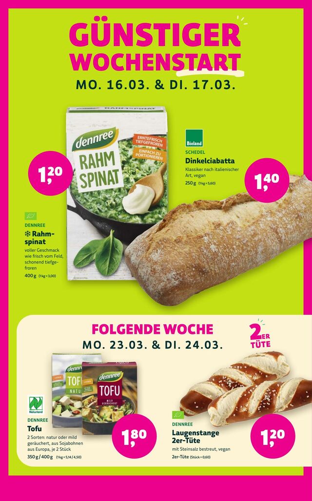 Prospekt Denn's Biomarkt vom 20.03.2026