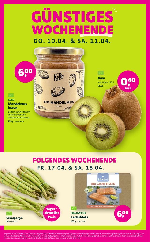 Prospekt Denn's Biomarkt vom 17.04.2026