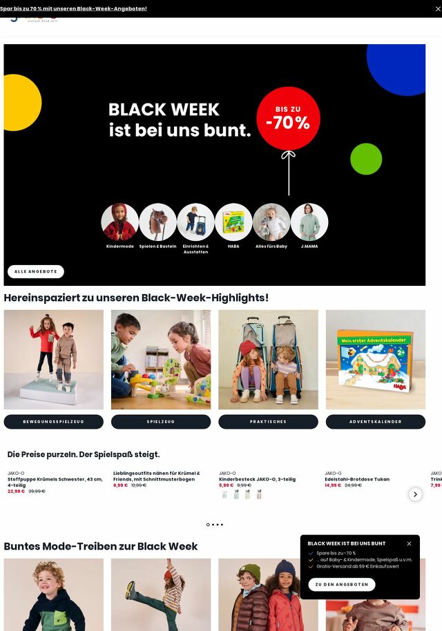 Prospekt JAKO-O vom 13.11.2023