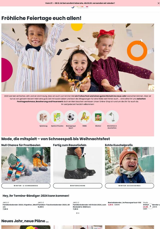 Prospekt JAKO-O vom 18.12.2023