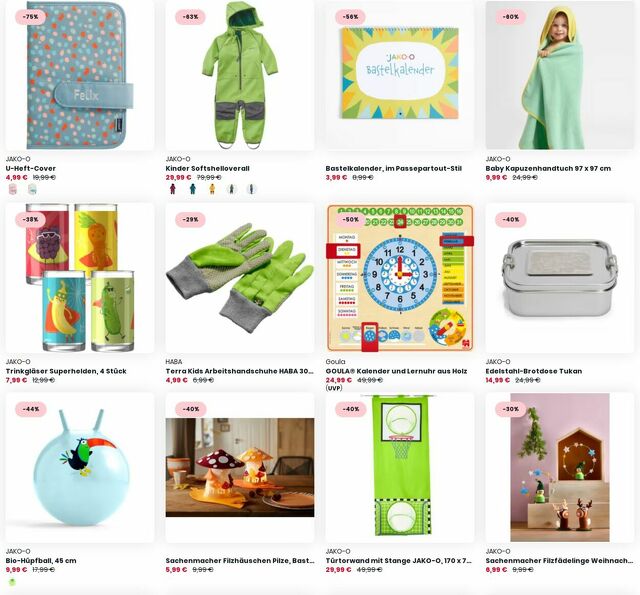 Prospekt JAKO-O vom 25.12.2023