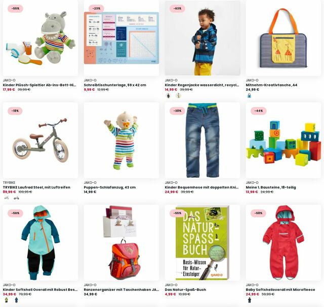 Prospekt JAKO-O vom 08.01.2024