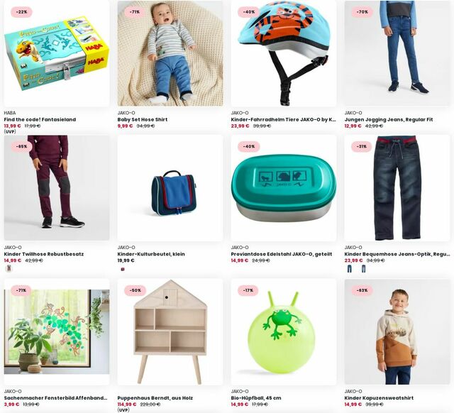 Prospekt JAKO-O vom 08.01.2024